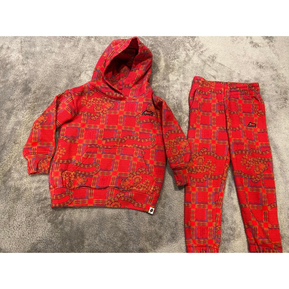 Ice Cream 3T Running Dog Hoodie & Sweat Pants Kids s3